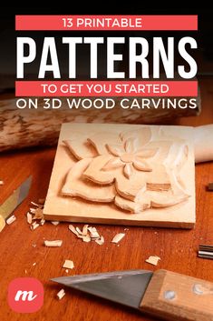 Sculpting Tips, Wood Sculpting, Free Printable Patterns, Whittling Patterns, 3d Wood Carving, Dremel Tool Projects, Wood Carving Art Sculpture, Wood Burning Patterns Stencil, Dremel Crafts