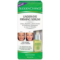 Sudden Change Under-Eye Firming Serum, 0.23 oz Eye Stye Remedies, Under Eye Primer, Under Eye Fillers, Eye Firming, Under Eye Puffiness, Firming Serum, Eye Serum