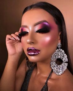 Competition Makeup, Stylish Makeup, Cool Makeup Looks, Valentines Makeup, Glam Makeup Look