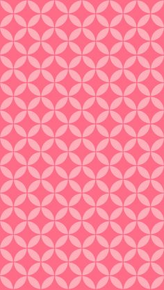 a pink background with circles on it