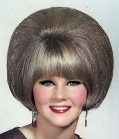 1960s Hair Updo, Late 1960s Hair, 1960s Beehive Hair, Behive Hairstyles, 60’s Hairstyles, 1960s Big Hair, Wigs 1960's, Silver Haired Beauties