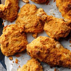 some fried food is sitting on a plate