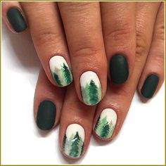 Christmas Toenails, Christmas Tree Nail Designs, Skill Learning, Christmas Tree Nail Art, Tree Nail Art, Nail Hacks, Christmas Tree Nails, Christmas Gel, Bridal Nail Art