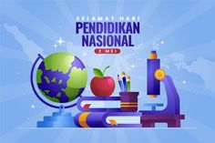 an advertisement for the selamat har pendikann national school