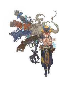 0. Hang Nguyen, 5 Elements, Have Inspiration, 캐릭터 드로잉, Arte Fantasy, Character Design Inspiration