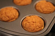 muffins in a pan ready to be baked