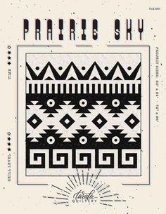 the cover art for prairie sky's album, which features an image of a black and