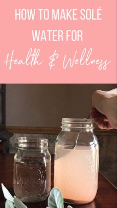 How to make sole water Drinking Himalayan Salt Water, Himalayan Salt In Water Benefits, Himalayan Salt Water Benefits Of, Sole Water Recipes, Oatmeal Water Benefits, Drinking Salt Water Benefits, Himalayan Salt Water Flush, Celtic Sea Salt Water Benefits, Pink Himalayan Salt Benefits Water