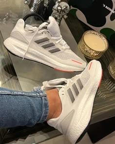 Gym Sneakers Adidas, Casual Adidas Sneakers For Training, Adidas Running Shoes For Workout Athleisure, Tenis Adidas Slip On, Adidas Breathable Sneakers For Gym, Casual Long Sleeve Shirts, Adidas Fashion, Workout Shoes, Cute Fit