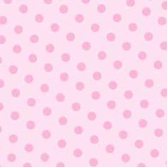 a pink and white polka dot background