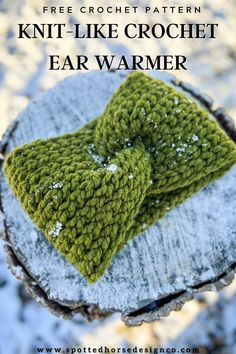 Chunky crochet ear warmer Wide Ear Warmer Crochet Pattern, Bulky Yarn Crochet Ear Warmer Pattern, Crochet Chunky Yarn Ear Warmer, Bulky Ear Warmer Crochet Free Pattern, Crochet Bulky Earwarmer Pattern Free, Crochet Headband Super Bulky Yarn, Super Bulky Ear Warmer Crochet, Bulky Headband Crochet Pattern, Crochet Ribbed Ear Warmer Free Pattern