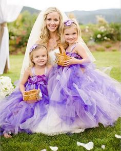 Purple Flower Girl Dresses, April Wedding Colors, Bride Flower, Ring Boy, Elegant Country, Flower Girl Dresses Tulle