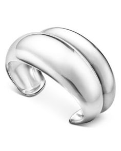 Georg Jensen Sterling Silver Curve Bangle Bracelet Sculptural Jewelry, The Bangles, Organic Jewelry, Bold Jewelry, Open Bangle, Georg Jensen, Silver Bangle Bracelets, Sterling Silver Bangles, Silver Bangles