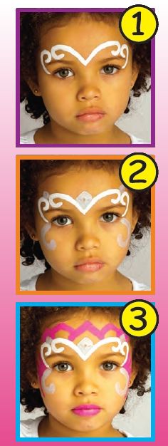 Image detail for -PRINCESS CROWN face painting - Kids FACE PAINTING Princess Crown Face Paint, Crown Face Paint, Princess Face Paint, Diy Face Paint