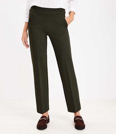 Loft Pull On Straight Pants in Ponte Size XS Dark Caper Women's by Loft Size Regular - XS Dark Caper Women's One, Fit, Straight, Pants, 69.7%, Rayon, 26.6%, Nylon, 3.7%, Spandex, Machine, Washable Everyday Straight Leg Pull-on Pants, Classic Straight Pull-on Pants, Fitted Straight Pull-on Pants, Non-stretch Straight Leg Pull-on Pants, Loft Ponte Pants, Loft Store, Checked Coat, Color Crush, Straight Pants