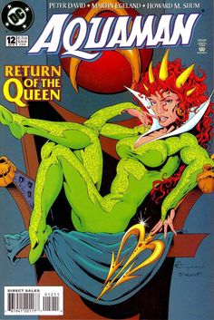 the cover to aquaman return of the queen