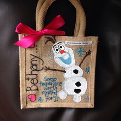 Frozen jute lunch bag Jute Lunch Bags, Jute Bags, Fabric Bags, Lunch Bag, Burlap Bag, Reusable Tote, Burlap, Bags Designer, Reusable Tote Bags