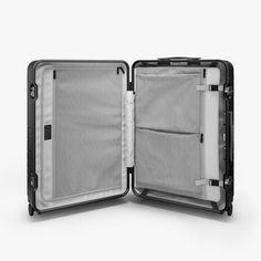 Durable, light, and resilient all at once. We took the most desirable  of aluminum and polycarbonate luggage and merged them in a supremely sleek suitcase that stands in a class all its own: meet the Hybrid Check-In Medium.

Outfitted with a hard polycarbonate shell that  a refined metallic finish, zipperless aluminum frame, and sturdy, anodized aluminum corner guards, the Hybrid Check-In Medium is virtually unbreakable. All components are colour matched, from the ultra-sturdy telescopic handle Packing Room, Suitcases Travel, Carry On Size, Luggage Shop, Spinner Luggage, Leather Luggage Tags, Shoe Bags, Luggage Cover, Leather Luggage