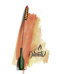 a bottle with a stick sticking out of it and the word divoia written on it