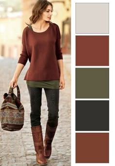 Deep Autumn Color Palette, Mode Tips, Design Seeds, 가을 패션, Fashion Mode