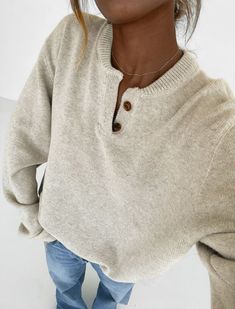 Varsity Henley | Oat Quoi Porter, Mode Inspo, Up Girl, Mode Inspiration, Cute Casual Outfits, Heather Gray, Look Fashion, Everyday Outfits, Aesthetic Clothes