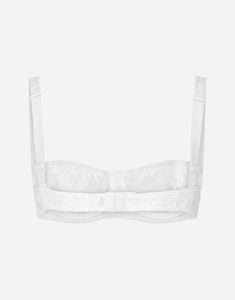 Lace balconette bra: White Straps with branded buckles Adjustable, 2-position hook-and-eye fastenings on the back Made in Italy Lace Balconette, Latest Bra, White Bras, Balconette Bra, Stretch Lace, Bra Women, Lace Bra, White Lace, Dolce And Gabbana