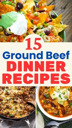 the top 15 ground beef dinner recipes