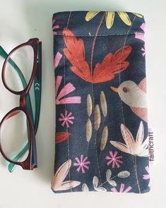 Glasses Case lined and made with a Flexi-frame  Jocelyn Proust design fabric 9.5cm x 18cm Jocelyn Proust, Glasses Cases, Design Fabric, Eye Wear Glasses, Glasses Case, Eyewear Sunglasses, Halloween Shopping, Sunglasses Accessories, Fabric Design