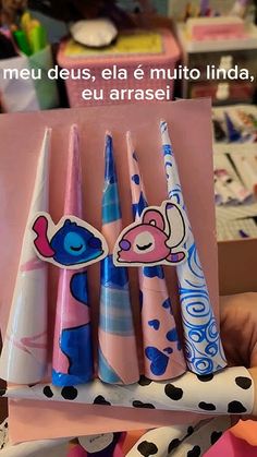 Cute Paper Nails Ideas, Paper Nails Ideas, Paper Nails Diy, Duck Paper, Art And Craft Paper, Makeup Drawing