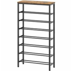 PRICES MAY VARY. Large-Capacity Shoe Rack: Measuring 28.3"L x 11"W x 52.7"H, this 8 tier shoe rack for front door entrance holds 4 pairs of adult shoes in each tier, perfect for family storage needs and easy access. The spacious top of the shoe organizer provides additional space for bags, helmets, and other belongings Space-Saving Design: The heavy duty shoe rack minimizes floor space usage while optimizing vertical space, making it ideal for tight areas and offers flexible placement options in entryways, living rooms, bedrooms, hallways, and garages Sturdy Shoe Rack: Crafted from premium particleboard and reinforced with metal frames, this metal shoe organizer is built to last and is easy to clean with its frosted paint finish. Each tier holds up to 13 lb, and the wooden top of the entry Shelf For Closet, Shoe Rack By Front Door, Garage Shoe, Garage Shoe Storage, Tall Shoe Rack, Shoe Shelf In Closet, Metal Shoe Rack, Shoe Rack Organization, Front Door Entrance