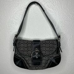 In Excellent Condition Black Shoulder Bag Purse Brand : Coach Handbag Ideas, Y2k Purse, Vintage Coach Bags, Bags Coach, Purse Brands, Bags Black, Black Shoulder Bag, Vintage Coach, Coach Bags