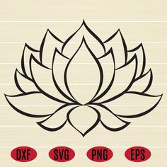 the lotus flower svg files are available for free