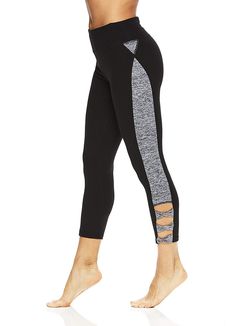 Women's Capri Yoga Pants - Performance Spandex Compression Legging - Black Twist - CL180H5GYA9 - Sports & Fitness Clothing, Women, Tights & Leggings  #TightsLeggings #Sports #& #Fitness #Clothing # #Women # #Tights #& #Leggings 10 Minute Morning Yoga, Grey Sports Leggings, Morning Yoga Stretches, Womens Printed Leggings, For Headaches, Athletic Tights, Stretch Yoga, Yoga Nidra, Circuit Training