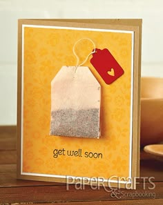 an image of a greeting card made with stampin's papercrafts products