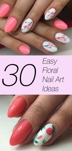 Spring Essentials, Floral Nail, Floral Nail Art, French Floral, Spring Nail Art, Fake Nail, Best Nail Art