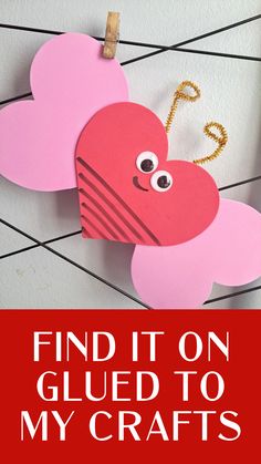 Craft Foam Love Bug For Valentine’s Day