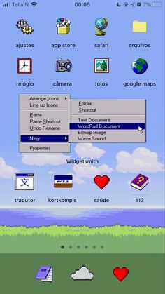 an image of a computer screen with many icons