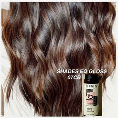 ~Redken Shades Eq Gloss (Toner) Color: 07cb Spicestone Type: Demi-Permanent Standard Size: 2 Fl.Oz New ~ Authentic ~ Description Redken Shades Eq Isn’t Your Run-Of-The-Mill Hair Gloss. In Fact, It’s The Haircolor That Thinks It’s A Conditioner And Delivers Fast, Professional Color Results. After A Gloss Service, You'll Leave The Salon With Healthier Looking And Feeling Hair With Beautiful Shine. ~ Benefits The Formula Is Infused With Amino Acids That Help To Condition The Hair And Leave It Looki 7cb Shades Eq, Tone On Tone Balayage Brunettes, Espresso Martini Hair, Brown Hair Celebrities, Redken Shades Eq Formulas Brown, Fall Hair Color For Brunettes 2024, Toner For Brown Hair, Hair Color For Warm Skin Tones, Cola Hair Color