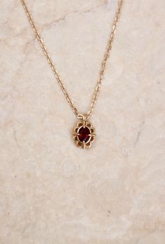 Vintage Style Oval Cut Natural Garnet Gemstone Flower Style Hollow-Out Pendant Necklace, With 14K Gold Plated S925 Silver Necklace Chain, Add this Beautiful Piece to Your Jewellery Collection! Each piece is Made to Order, the Perfect Gift for Her. * Stone: Natural Red Garnet Gemstone & Cubiz Zirconia * Necklace Length: Total 17.72 Inches (40+2+2cm) ❥READY TO GIFT: All Orders Are Packaged In Jewelry Gift Boxes  ❥Gift Box Option: If You Wish To Reduce Needless and Unnecessary Packaging In Order to Protect the Environment and Save Our Planet, Our Jewelry Pieces Can Also Be Packed in Polypropylene Bags. Please Simply Leave a Request in the Note to Let Us Know! If You Have Any Other Questions or Special Inquiries, Feel Free to Message Us! Oval Garnet Gold Necklace, Garnet Oval Pendant Necklace As A Gift, Elegant Garnet Pendant Necklace, Red Gemstone Oval Pendant Jewelry, Vintage Red Garnet Necklace, Birthstone Gifts, Garnet Gemstone, Silver Chain Necklace, Flower Fashion