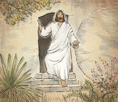 an image of jesus in the garden