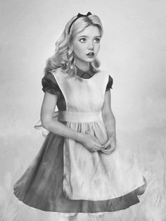 Alice Pencil Drawing Alice In Wonderland Realistic, Clothing Drawing, Artsy Pictures, Adventures In Wonderland, Color Pencil Art, Colouring Pages, Pencil Art