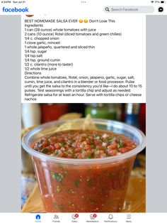 an image of a bowl of salsa on facebook