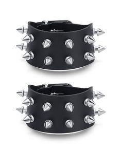 PRICES MAY VARY. Spiked Bracelets:The bracelets design with spike rivet decor in different sizes,It will highlight your personality. Spikde Bracelet Set:The bracelet design with adjustable buckle,length from 7.3 to 8.1 inch for comfort fit. Goth Bracelet:100% brand new! Built of Quality Leather, Soft and Durable, Comfortable to Wear.suitable for many people. Good festival accessory: wearing the bracelet on Christmas or Halloween party, you will be the focus among people, can show your temperamen Men Halloween Costume, Studded Bracelet, Spike Bracelet, Men Halloween, Leather Rivets, Bracelets Design, Halloween Costume Accessories, Festival Accessories, Mens Halloween Costumes