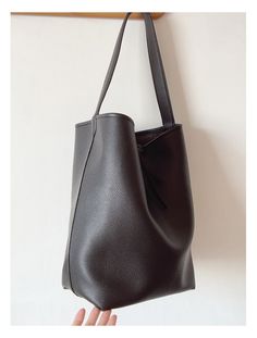 2024 New style. Simple leather bucket bag. Material: PU Leather Size: 14.1"H x 15.7"W x 5.9"D Extra crossbody strap Designer Style ID: 8771 Chic Bucket Leather Bag with Shoulder Strap and Inner Pouch, Women's Everyday Handbag Versatile Crossbody Bucket Bag For Business, Versatile Business Bucket Bag Crossbody, Versatile Bucket-shaped Hobo Bag, Versatile Hobo Bag With Bucket Shape, Versatile Bucket Shape Hobo Bag, Versatile Bucket Hobo Bag For Office, Modern Hobo Bucket Bag With Removable Pouch For Office, Office Bucket Bag Tote, Versatile Bucket-shape Hobo Bag For Shopping