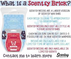 an ad for the scenty brick company with instructions on how to use it and what is