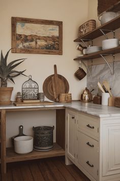 the kitchen is clean and ready for us to use