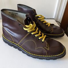 These British Monkey Boots Are Like New. I Only Wore Them Twice As They Were A Little Too Small For Me. Amazing Style And Simplicity. No Ware On The Tread At All. They Are Oxblood And Size 8 Monkey Boots, Red Brown, Men's Shoes, Shoe Boots, Like New, Man Shop, Boots, Red, How To Wear