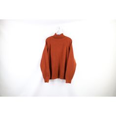 Vtg 70s Streetwear Mens Large Chunky Ribbed Knit Turtleneck Sweater Burnt Orange Mens Sweater Has pilling and fabric pulls Mens size Large Measurements are: 21.5 inches underarm to underarm 26 inches top to bottom Orange Acrylic US Shipping is FREE Canada is $15 and International is $24 Check out my other items in my store! J523 Retro Knit Polo Sweater With Ribbed Collar, Retro Winter Polo Sweater With Ribbed Collar, Retro Polo Sweater With Ribbed Collar For Winter, Brown Cotton Ribbed Sweater, Retro Long Sleeve Ribbed Sweater, Retro Brown Knitted Tops, Retro Knitted Brown Tops, Retro Ribbed Winter Tops, Casual Brown Ribbed Turtleneck