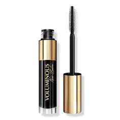 L'Oréal Voluminous Noir Balm Volumizing Mascara | Ulta Beauty Top Eyeliner, Telescopic Mascara, Vegan Mascara, Voluminous Mascara, Brown Mascara, Volumizing Mascara, Grande Cosmetics, Eyelash Serum, Best Mascara