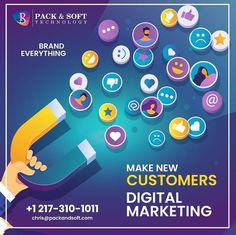 an advertisement for the digital marketing company